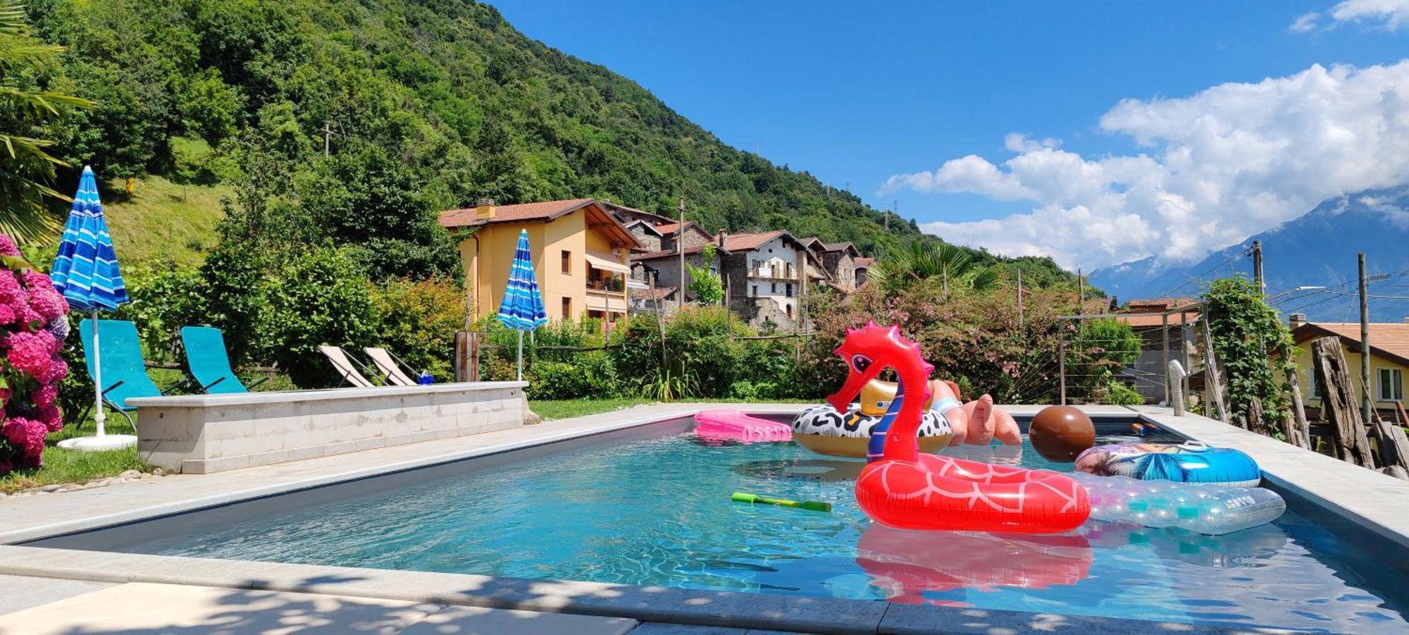 Casa Fontanera Hotel Gravedona Bagian luar foto